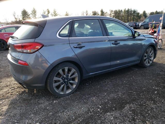 HYUNDAI ELANTRA GT 2018 gray  gas KMHH55LCXJU080131 photo #4
