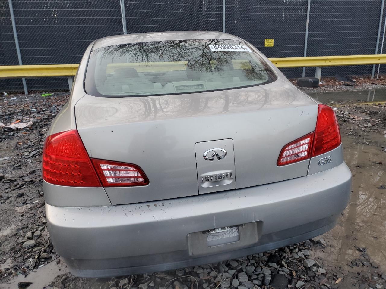 Lot #3037991205 2003 INFINITI G35