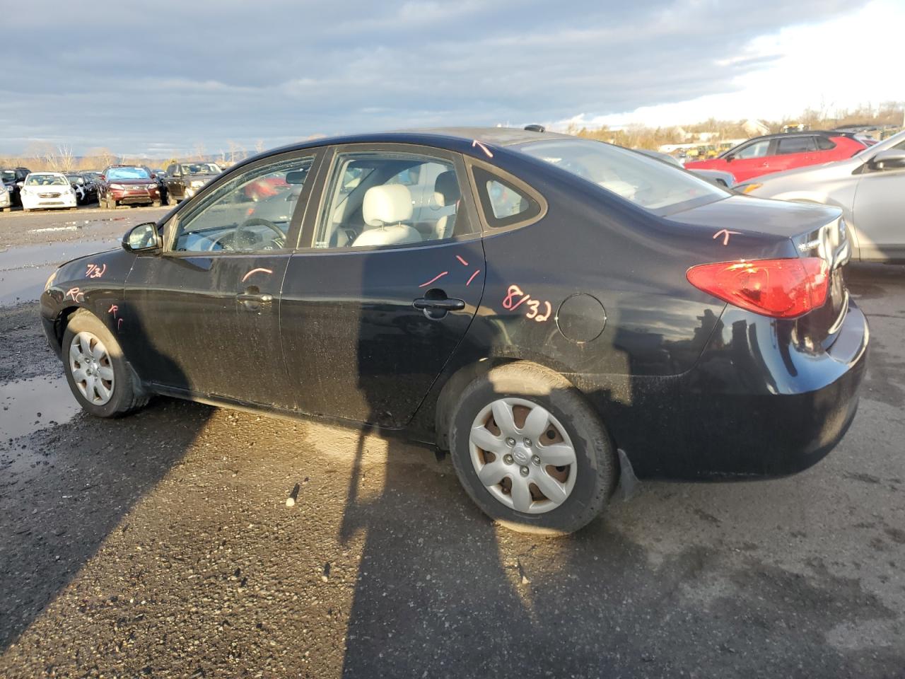 Lot #3045789657 2008 HYUNDAI ELANTRA GL