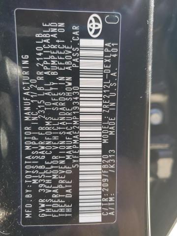 2021 TOYOTA COROLLA LE - 5YFEPMAE2MP193430