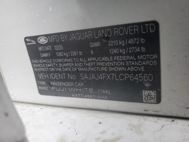 2020 JAGUAR XE S SAJAJ4FX7LCP64560