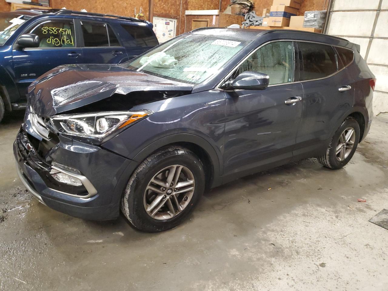 Lot #3030726098 2017 HYUNDAI SANTA FE S