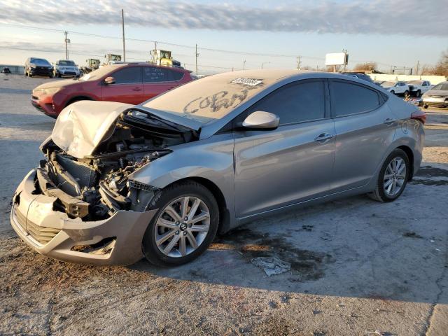 HYUNDAI ELANTRA SE 2015 silver sedan 4d gas KMHDH4AEXFU304171 photo #1