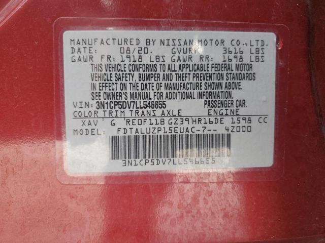 2020 NISSAN KICKS SR - 3N1CP5DV7LL546655