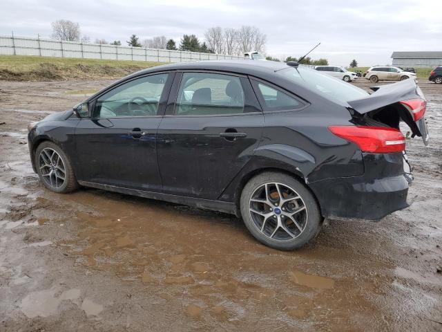 FORD FOCUS SEL 2018 black  gas 1FADP3H22JL239981 photo #3