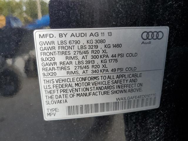 VIN WA1LGAFE4ED010770 2014 AUDI Q7 no.13