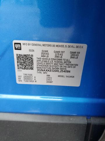 2024 CHEVROLET EQUINOX LT - 3GNAXKEG5RL254084