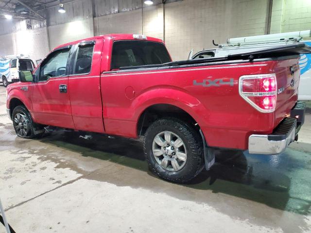 FORD F150 XLT 2010 red  flexible fuel 1FTFX1EV1AFC70269 photo #3