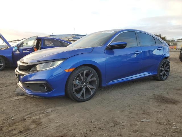 HONDA CIVIC SPOR 2020 blue  gas 2HGFC2F84LH569932 photo #1