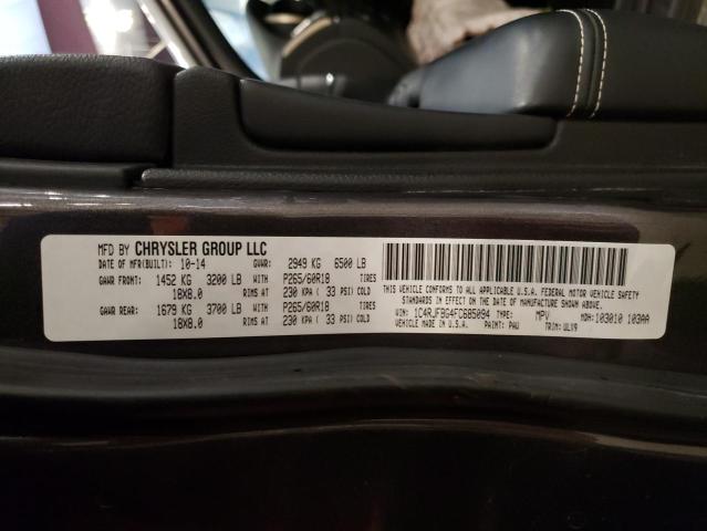 2015 JEEP GRAND CHER - 1C4RJFBG4FC685094