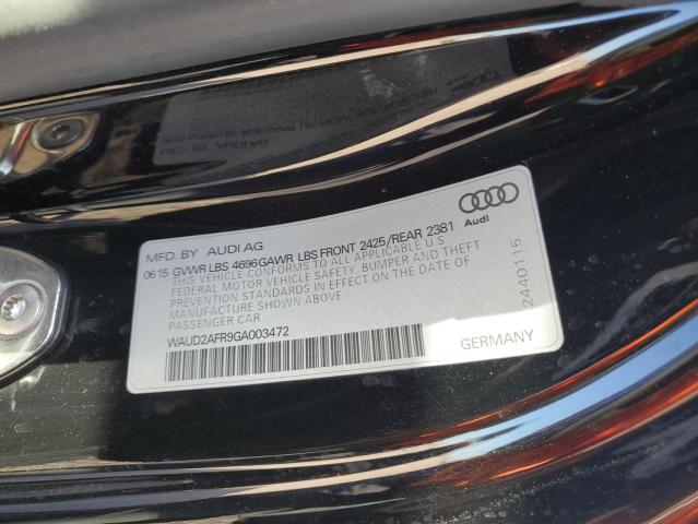 2016 AUDI A5 PREMIUM - WAUD2AFR9GA003472