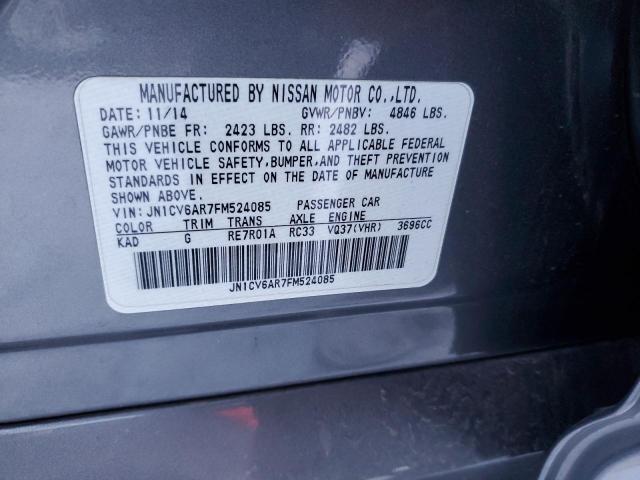 2015 INFINITI Q40 JN1CV6AR7FM524085