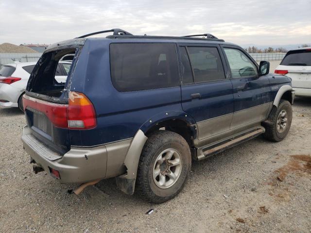 MITSUBISHI MONTERO SP 1999 blue  gas JA4LS41R5XP007663 photo #4