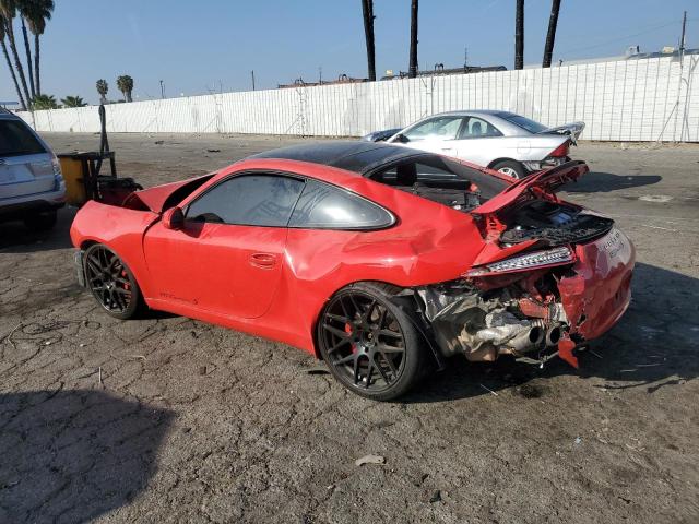 PORSCHE 911 CARRER 2015 red coupe gas WP0AB2A96FS110362 photo #3