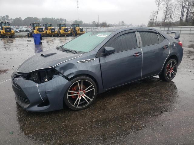 TOYOTA COROLLA L 2017 gray sedan 4d gas 2T1BURHE5HC862682 photo #1