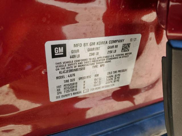 2022 BUICK ENCORE PRE - KL4CJESMXNB515018
