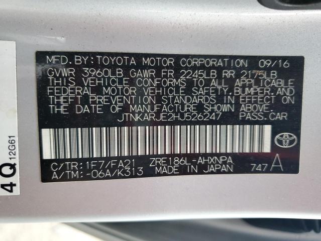 2017 TOYOTA COROLLA IM - JTNKARJE2HJ526247