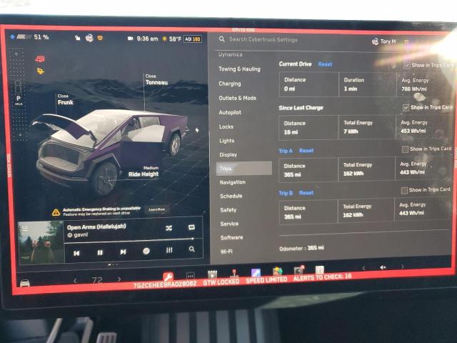 2024 TESLA CYBERTRUCK 7G2CEHEE9RA028082