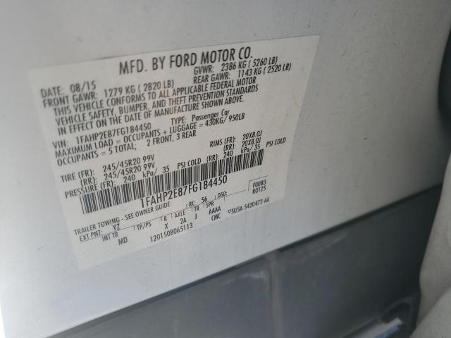2015 FORD TAURUS SEL - 1FAHP2E87FG184450