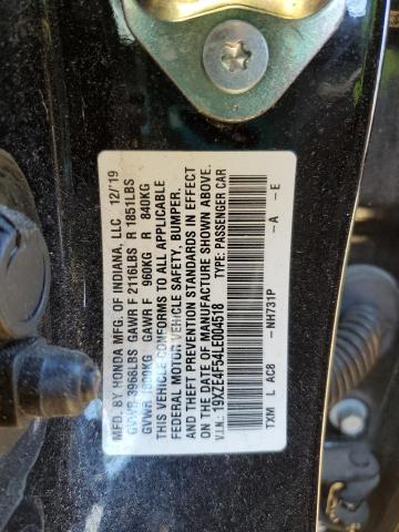 VIN 19XZE4F54LE004518 2020 HONDA INSIGHT no.12