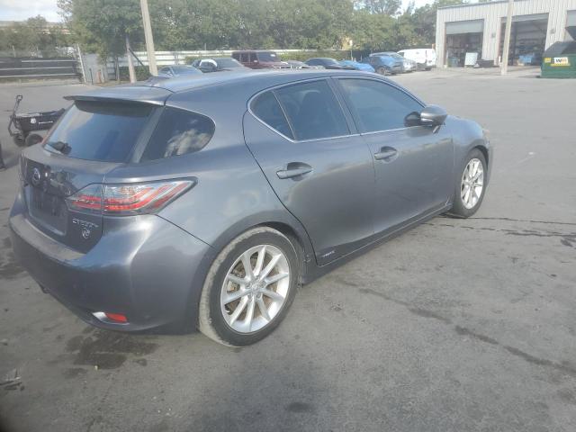 LEXUS CT 200 2012 gray hatchbac hybrid engine JTHKD5BH1C2062396 photo #4