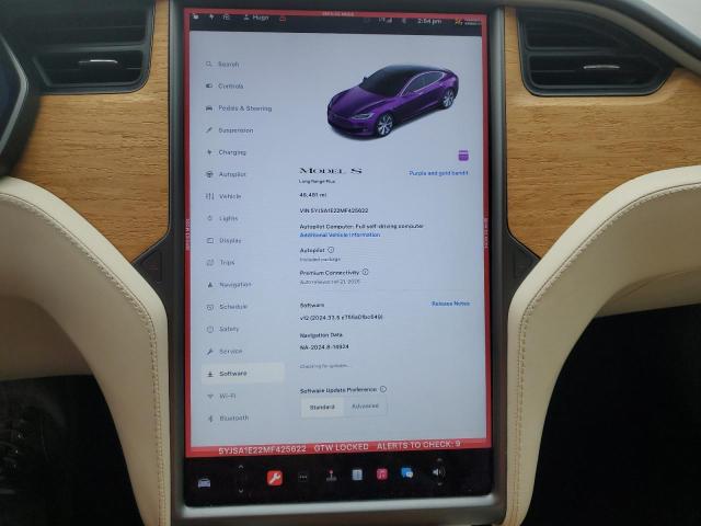 2021 TESLA MODEL S - 5YJSA1E22MF425622