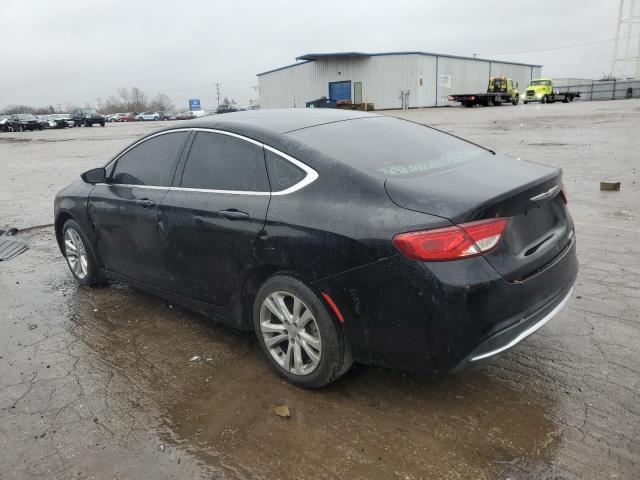 CHRYSLER 200 LIMITE 2015 black sedan 4d gas 1C3CCCABXFN730827 photo #3