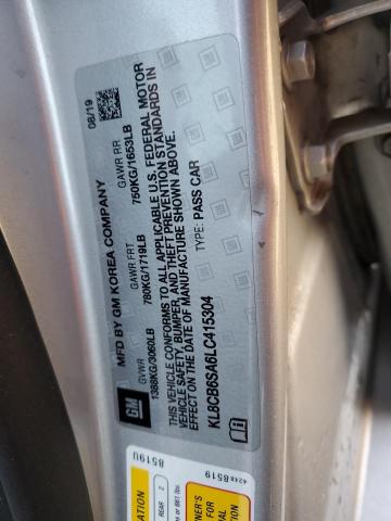 2020 CHEVROLET SPARK LS - KL8CB6SA6LC415304