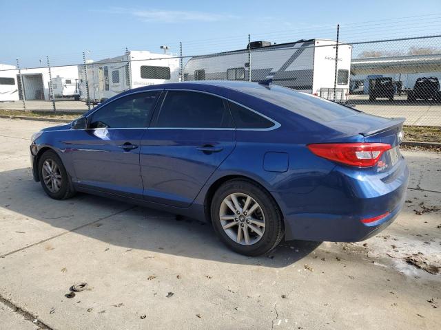 HYUNDAI SONATA SE 2015 blue  gas 5NPE24AF2FH145305 photo #3