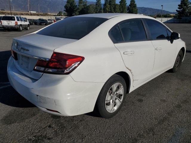 HONDA CIVIC LX 2013 white  gas 19XFB2F59DE215165 photo #4