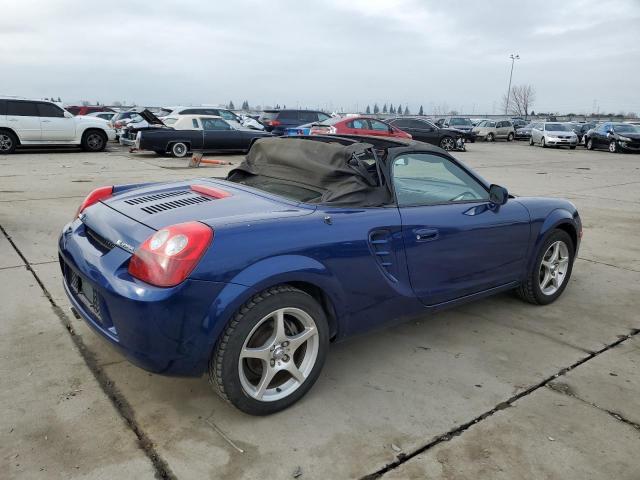 TOYOTA MR2 SPYDER 2003 blue  gas JTDFR320530065705 photo #4