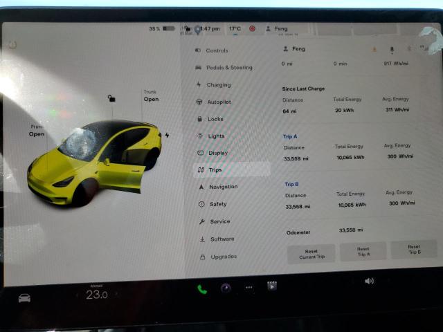 2022 TESLA MODEL Y - 7SAYGDEF5NF399728