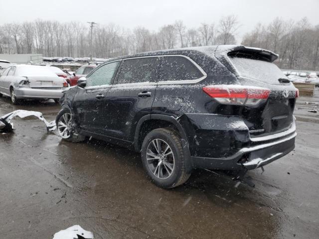 TOYOTA HIGHLANDER 2018 black  gas 5TDBZRFH3JS886233 photo #3