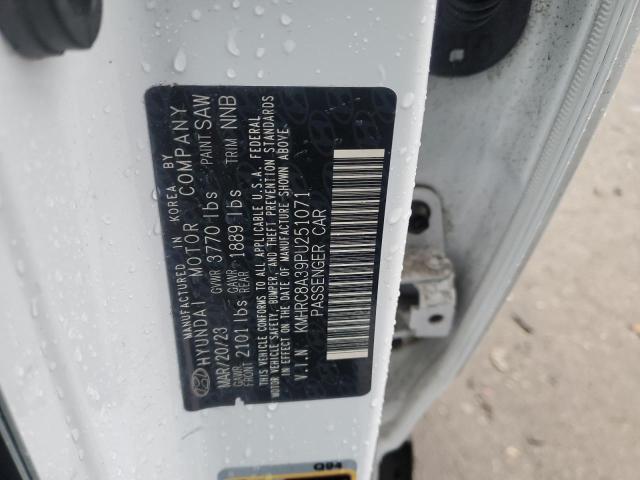 2023 HYUNDAI VENUE SEL KMHRC8A39PU251071