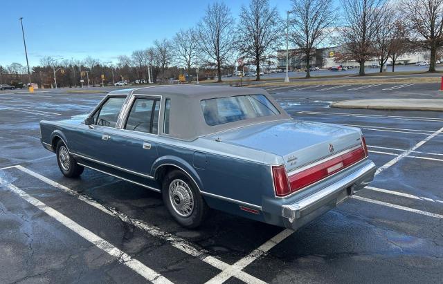 LINCOLN TOWN CAR 1985 blue  Gasoline 1LNBP96F0FY701258 photo #4