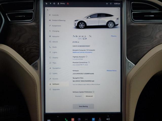 2016 TESLA MODEL X - 5YJXCBE20GF012107