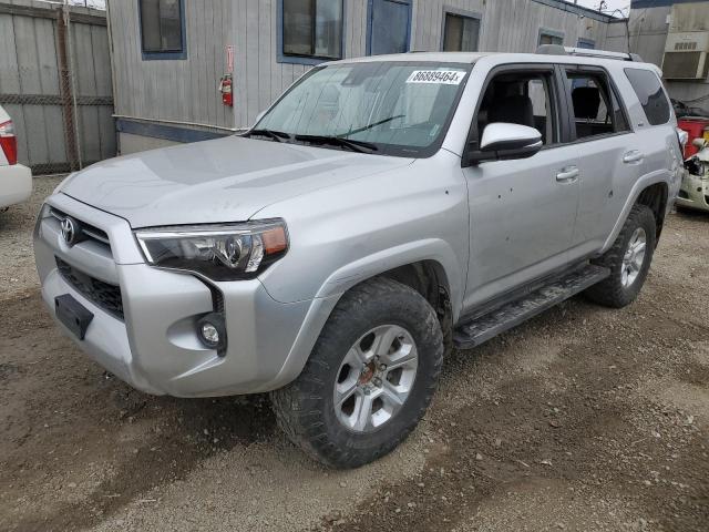 TOYOTA 4RUNNER SE 2023 silver  gas JTENU5JR2P6140235 photo #1