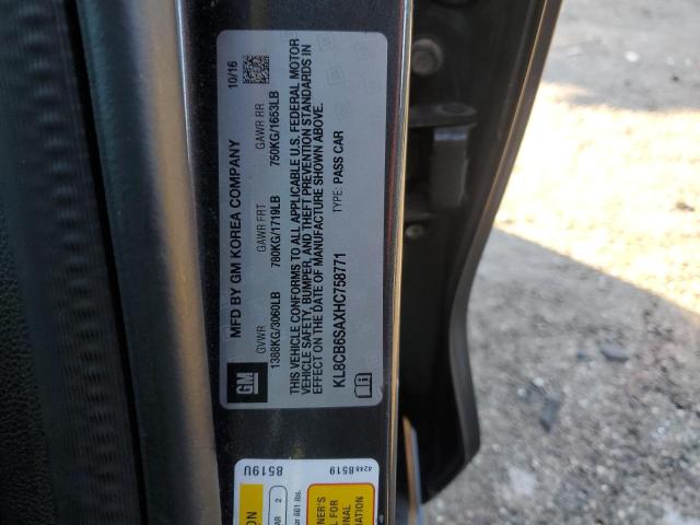 2017 CHEVROLET SPARK LS - KL8CB6SAXHC758771