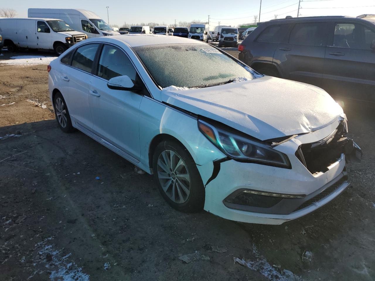 Lot #3034318085 2015 HYUNDAI SONATA SPO