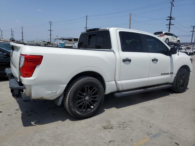 NISSAN TITAN SV 2018 white  gas 1N6AA1E68JN533364 photo #4