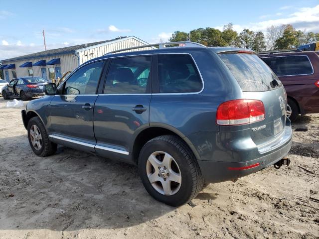 VOLKSWAGEN TOUAREG V6 2007 green 4dr spor gas WVGZE77L07D000435 photo #3