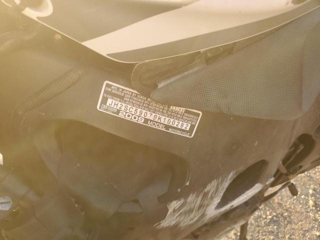 2009 HONDA CBR1000 RR JH2SC59079K100282