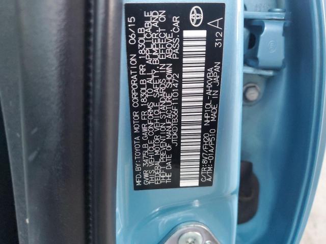 2015 TOYOTA PRIUS C - JTDKDTB36F1101472