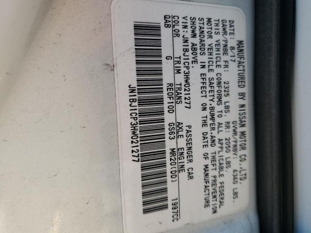 2017 NISSAN ROGUE SPOR - JN1BJ1CP3HW021277