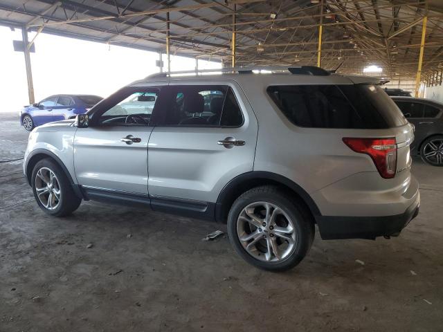 FORD EXPLORER L 2014 silver  gas 1FM5K8F89EGC59768 photo #3