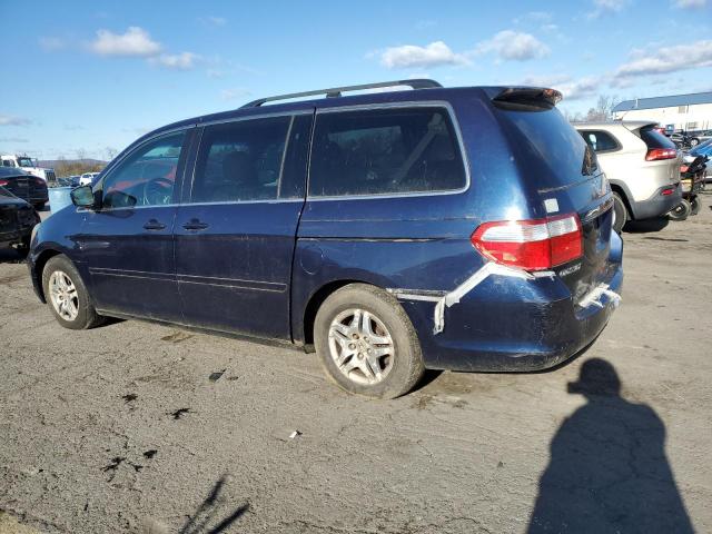 HONDA ODYSSEY EX 2007 blue sports v gas 5FNRL38417B081366 photo #3