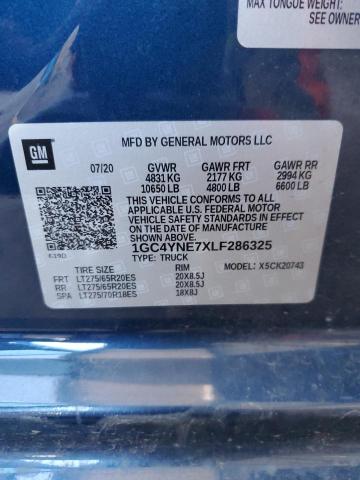 2020 CHEVROLET 2500 HD 1GC4YNE7XLF286325