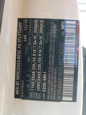 2020 MERCEDES-BENZ GLB 250 4M - W1N4M4HB2LW014530