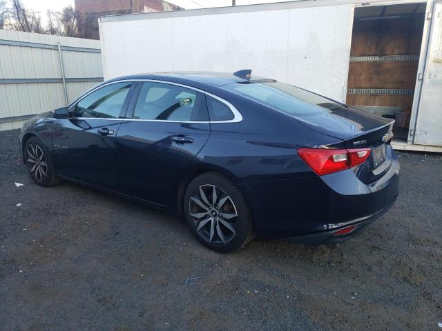 CHEVROLET MALIBU LT 2017 blue  gas 1G1ZE5ST1HF118637 photo #3