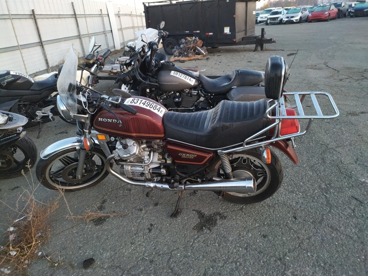 Lot #3033210808 1980 HONDA CX500 DELU